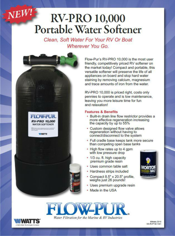 Flow-Pur RV-Pro 10,000 Portable Water Softener